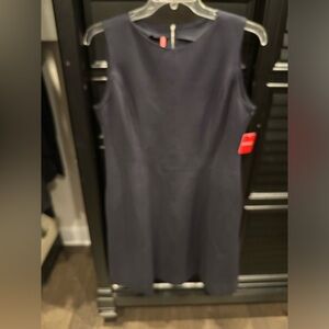 NWT Spanx Ponte Knit Fit and Flare Dress, Size XL Navy